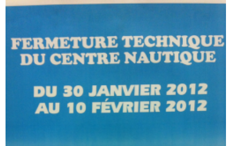 FERMETURE TECHNIQUE ET VACANCES