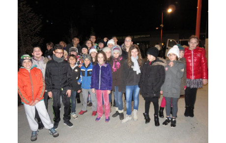 INTERCLUBS  11 ans et moins (PLOT N°1)  + DAUPHINS 13 décembre 2014  BELLEGARDE