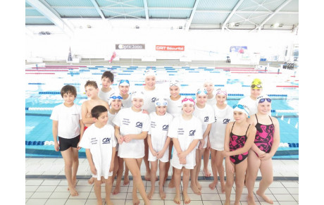 PLOT N°1  du NATATHLON des Poussins  8 février 2015  OYONNAX