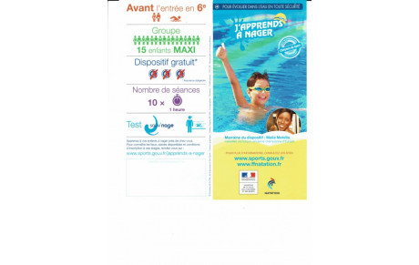 J'APPRENDS A NAGER 2017